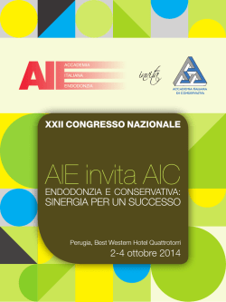 AIE invita AIC - Accademia Italiana Endodonzia