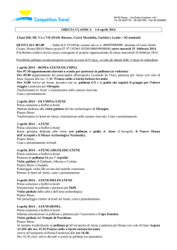 GRECIA CLASSICA 1-6 aprile 2014 Classi IID, IH, VA e VD (Proff