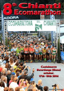 th Chianti Ecomarathon Chianti Ecomarathon