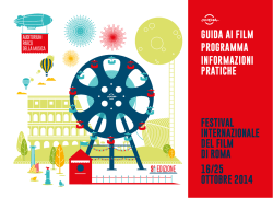 programma - Festival Internazionale del Film di Roma