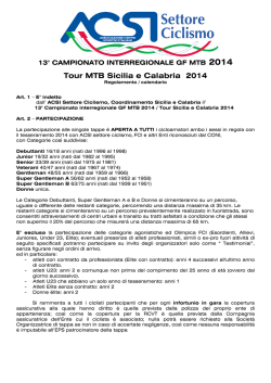 (Regolamento 13° Camp. Interregionale GF 2014 rev.1)