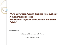 "Are Sovereign Credit Ratings Pro