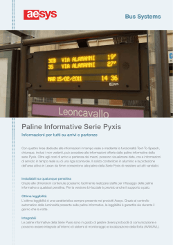 Paline Informative Serie Pyxis