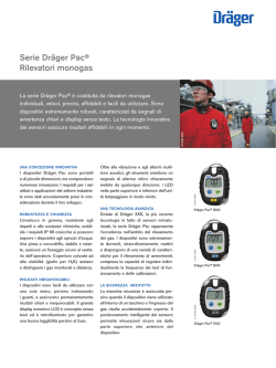 Product information: Dräger Pac Series (PDF)