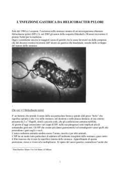 Helicobacter Pylori - Dott. Mauro Basilico