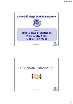 Ass Crediti 2014 - Università degli studi di Bergamo
