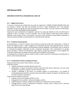UID Giovani 2014 - Unione Italiana Disegno