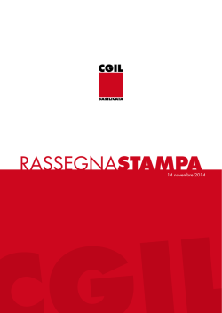 14_11_2014 - CGIL Basilicata