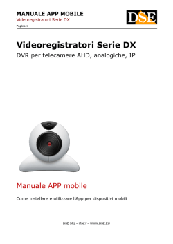 Videoregistratori Serie DX