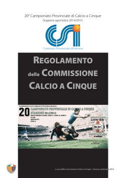 Regolamento 2014/2015 (Calcio a 5)
