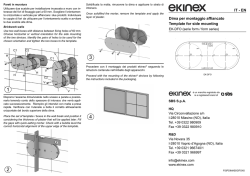 Foglio istruzioni - ekinex ekinex by SBS
