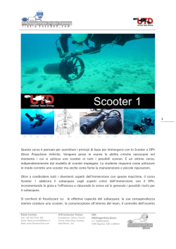 Scarica il programma in PDF del corso Scooter