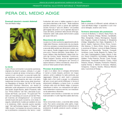 PERA DEL MEDIO ADIGE - Veneto Agricoltura