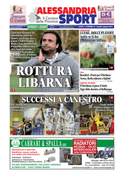 Alessandria Sport del 02/06/2014