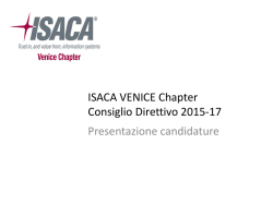 ISACAVENICE-Candidati Consiglio Direttivo 2015-17