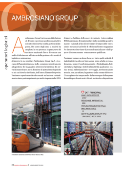 Brochure PDF - Ambrosiano Group