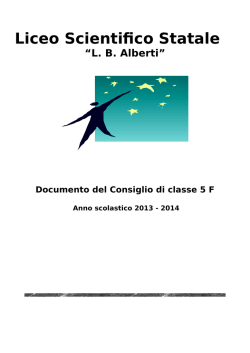 documento cdc 5f 2014 - Liceo Scientifico "LB Alberti"