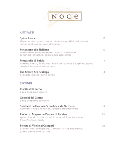 print - NOCE Restaurant