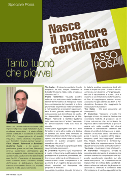 Tile Italia, n. 1-2014, Speciale Posa