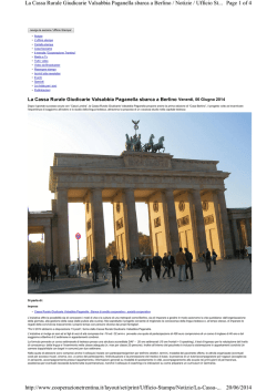 FtCoop: La Crgvp sbarca a Berlino