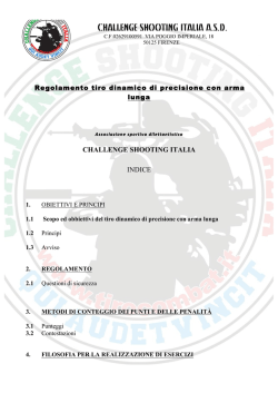 Regolamento intestata CSI - Challenge Shooting Italia