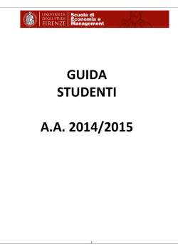 Scarica la breve Guida per gli studenti 2014-15 (pdf)