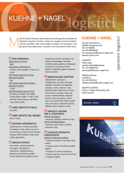 KUEHNE + NAGEL - Logistica Management