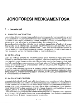 jonoforesi medicamentosa - Studio Dentistico Dott. Claudio Cito