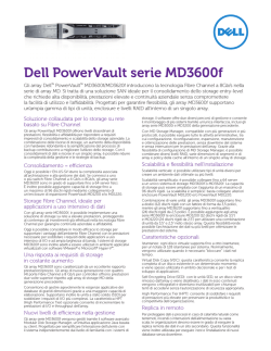 Dell PowerVault serie MD3600f