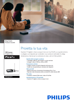 PPX3610TV/EU Philips Proiettore tascabile