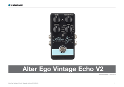 Alter Ego Vintage Echo V2