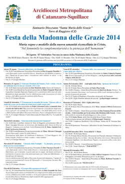 Torre di Ruggiero (CZ) Festa della Madonna delle Grazie 2014