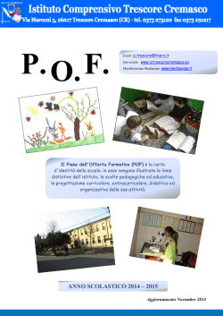 POF - Istituto Comprensivo di Trescore Cremasco