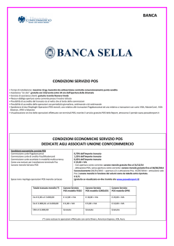 BANCA SELLA 2014 - Unione del Commercio di Milano