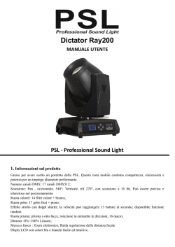 dictator ray 200 manuale uetnte
