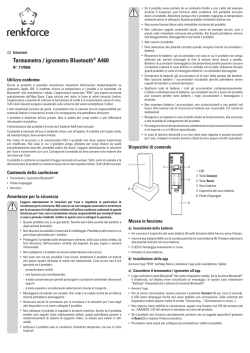 Termometro / igrometro Bluetooth® A460