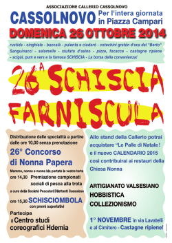 A4 schiscia.indd - Associazione Callerio di Cassolnovo