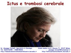 Ictus e trombosi cerebrale (4 Mb)