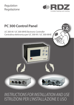ManualeTecnico PC300 Control Panel