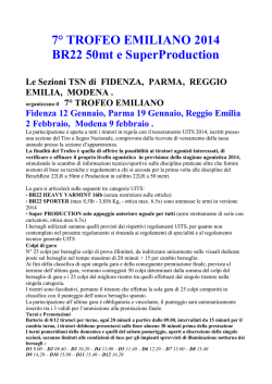 7^Trofeo_Emiliano_2014_Reg - Tiro a Segno Reggio Emilia