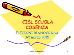 slides - Cisl Scuola