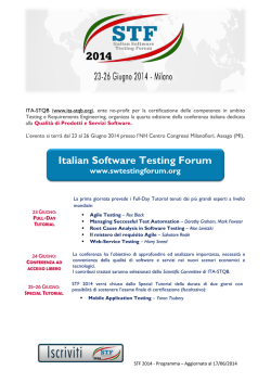 Italian Software Testing Forum