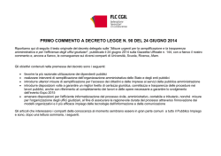 Commento FLC CGIL su riforma PA DL 90 del 24 giugno 2014