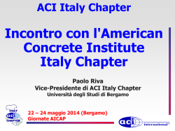 ACI Italy Chapter