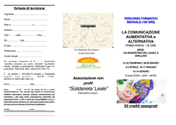 AAC Brochure AV - Comunicazione Alternativa