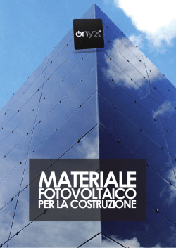 Photovoltaic Building Materials - Onyx Solar