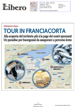 TOUR IN FRANCIACORTA
