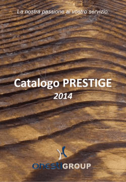 Catalogo Prestige 2014