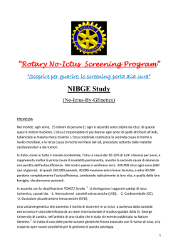 NIBGE Study 1.3.14 - Rotary Club Napoli
