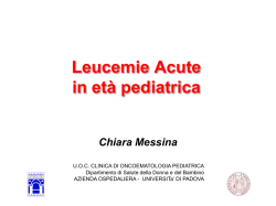 Download Leucemie acute in età pediatrica